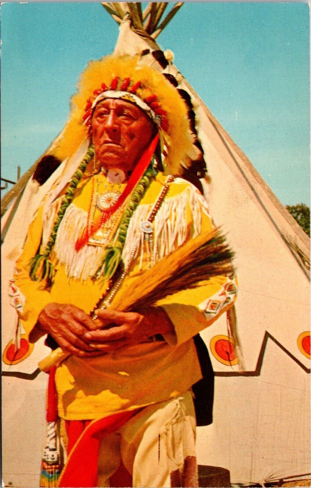 The Dignity and Poise of a Chief Postcard