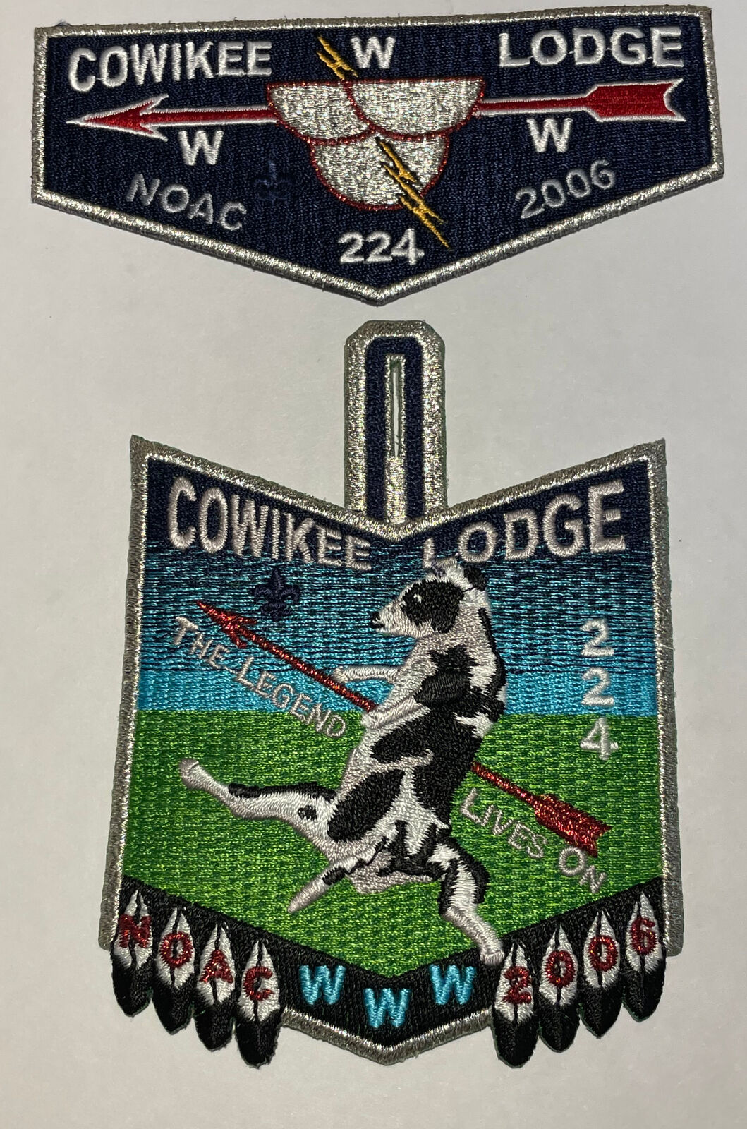 OA lodge 224 Cowikee 2006 NOAC  2 part set  Boy Scout DC2