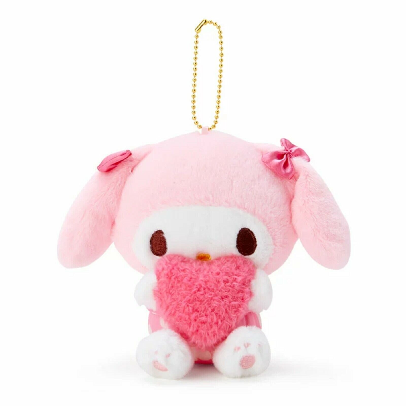 Sanrio My Melody Mascot Holder ( Heart Pants ) Plush Doll Bag Chain Gift New