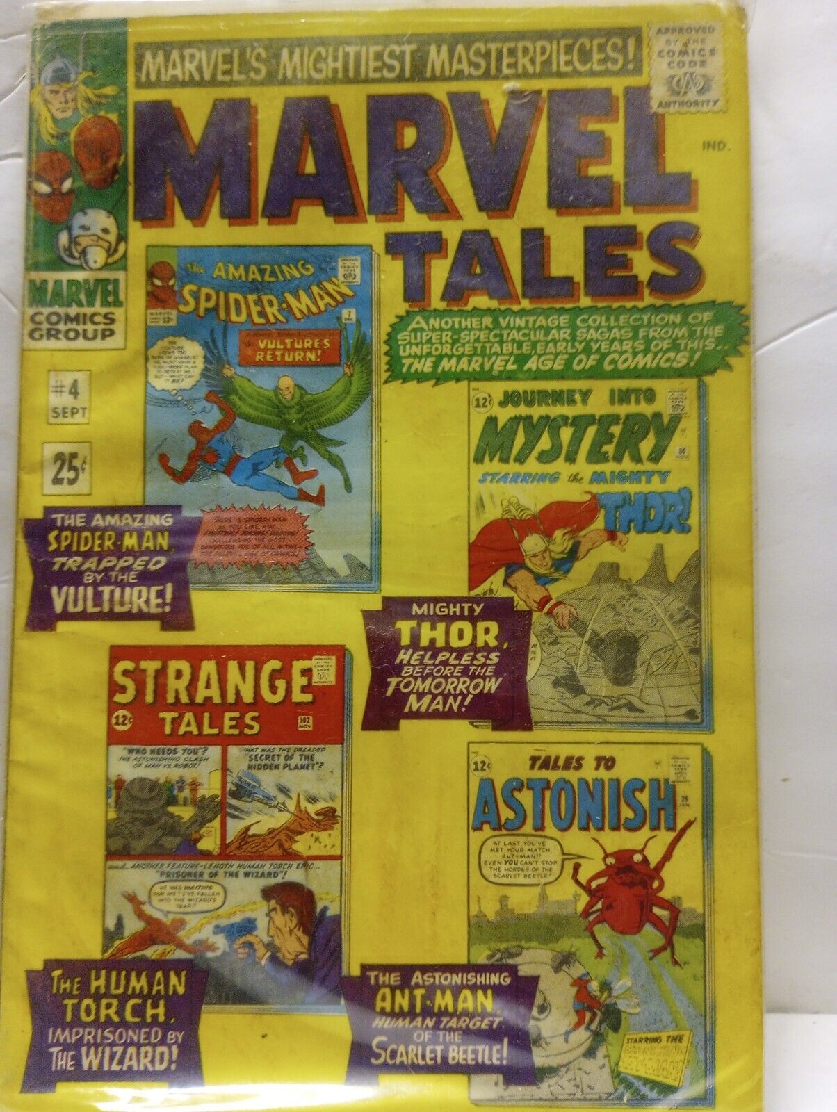 Marvel Tales #2 VG+ 4.5 Origin Avengers X-Men Dr. Strange Hulk Marvel 1965