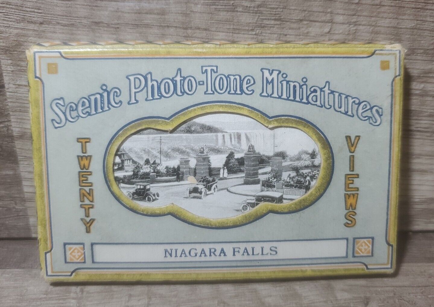 Scenic Miniatures Vintage Postcard Book Niagara Falls 20 PHOTOS 