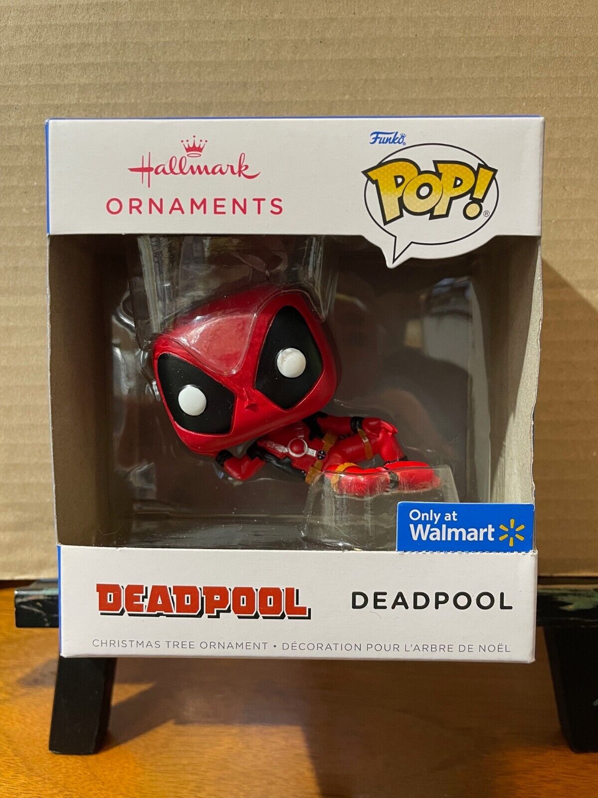 Marvel Deadpool Hallmark Christmas Ornament Funko Pop Walmart Exclusive 2023