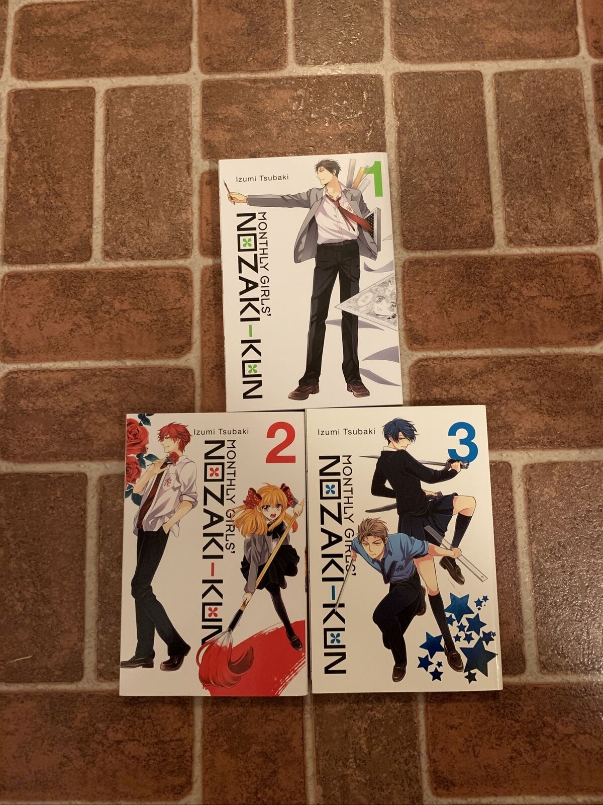 Monthly Girl’s Nozaki-Kun English Manga Volumes 1-3 Izumi Tsubaki 