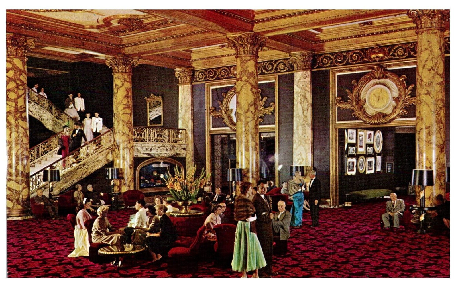 Fairmont Hotel Atop Nob Hill San Francisco, CA Advertising Vintage Postcard