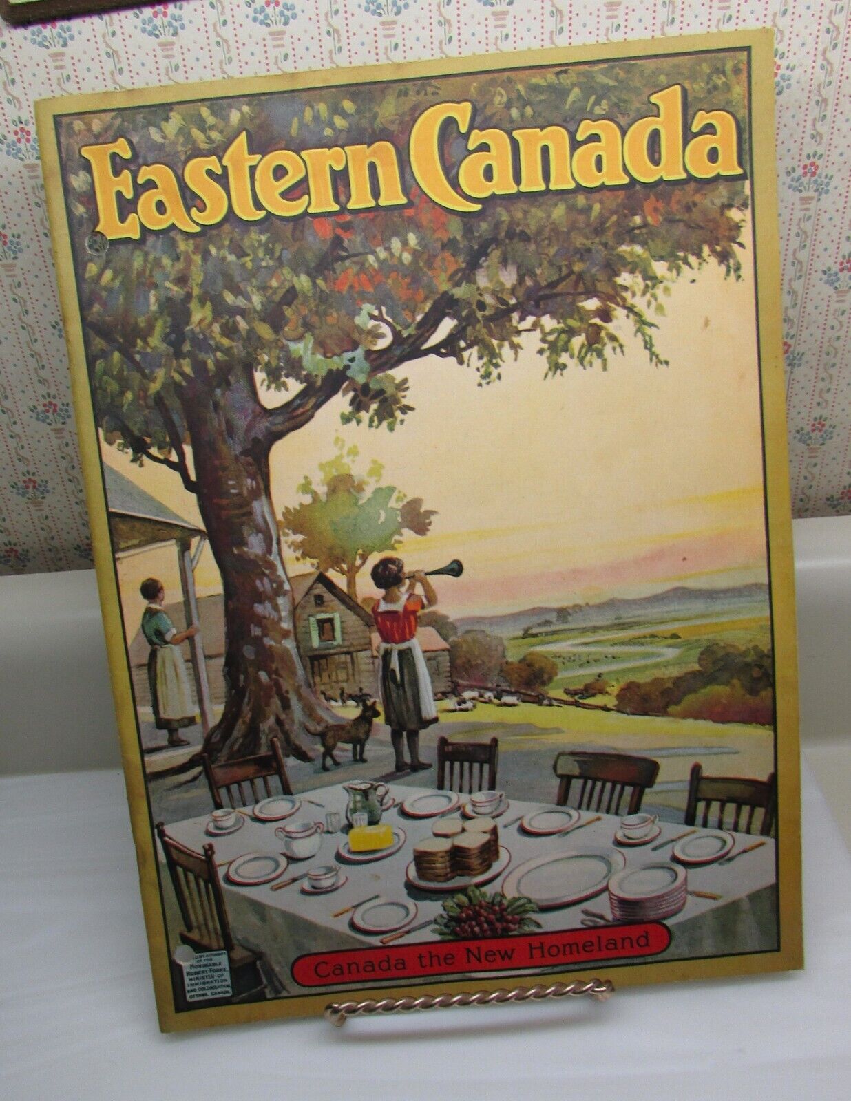 1928 \'Eastern Canada\' Brochure (6) Colored Maps Very Nice