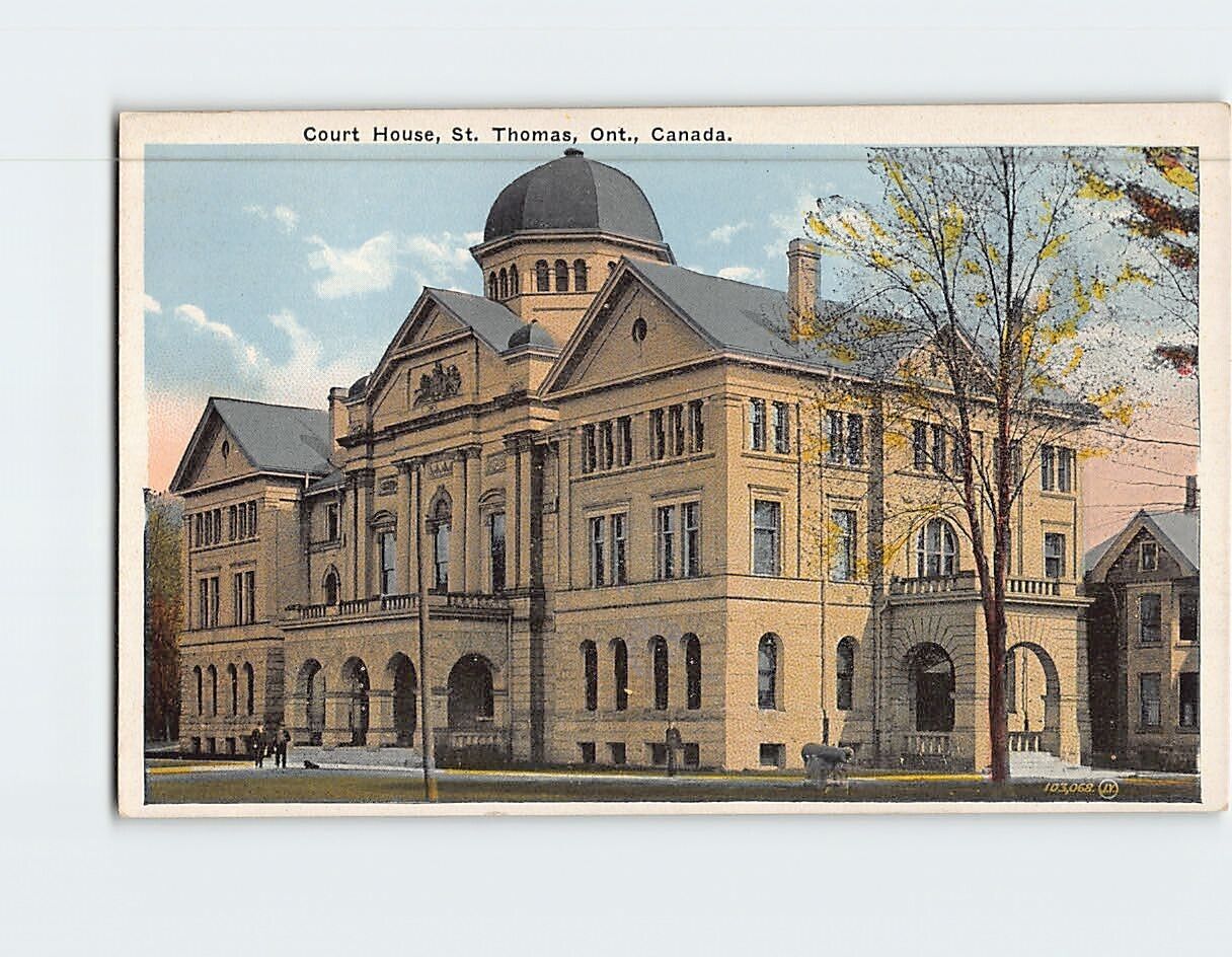Postcard Court House Ontario Canada