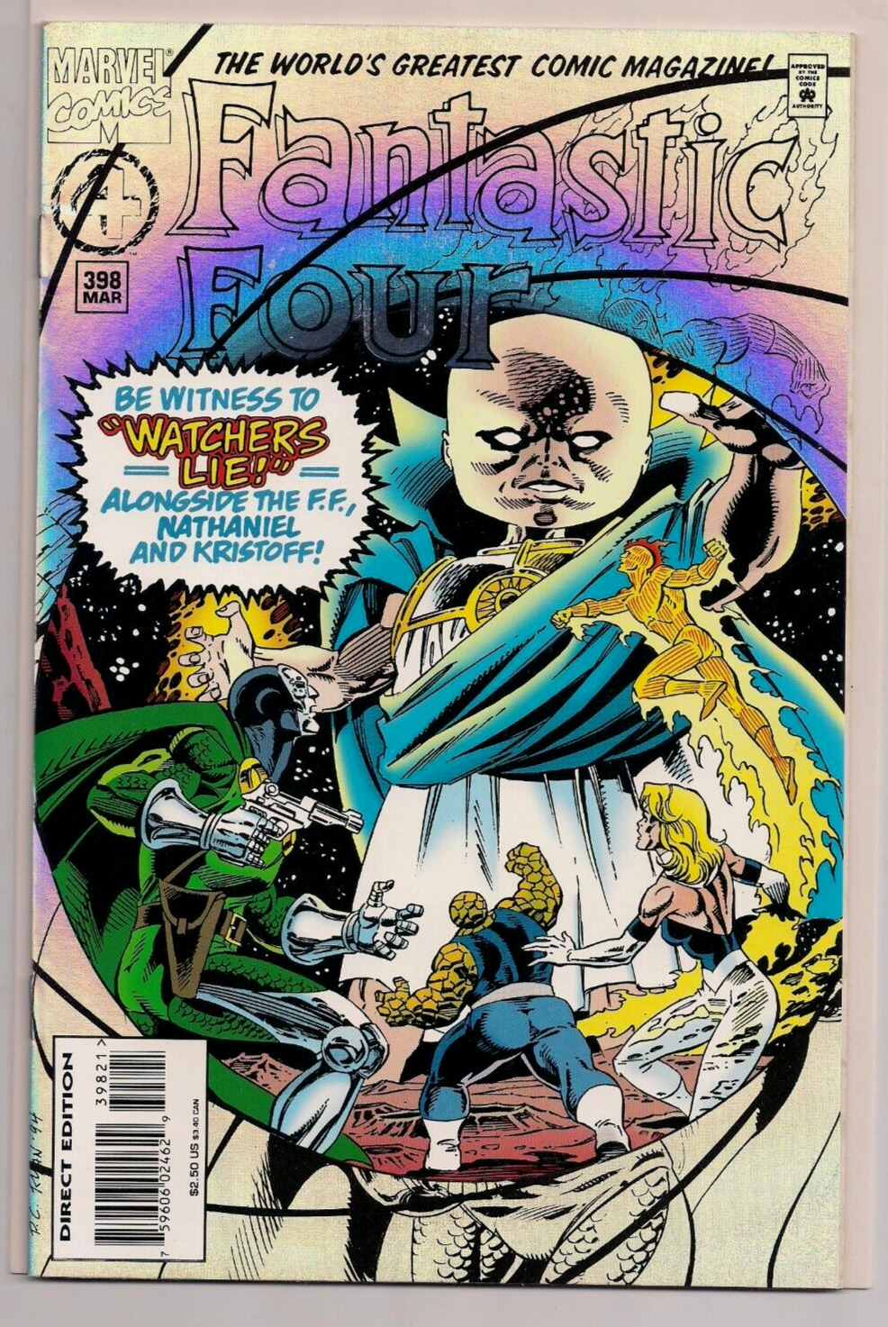 MARVEL Fantastic Four #398 ISSUE🔥 (Mar 1995)  \