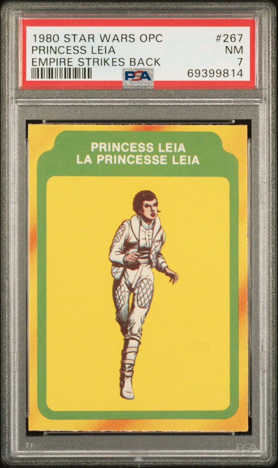 1980 OPC The Empire Strikes Back #267 Princess leia PSA 7 NM