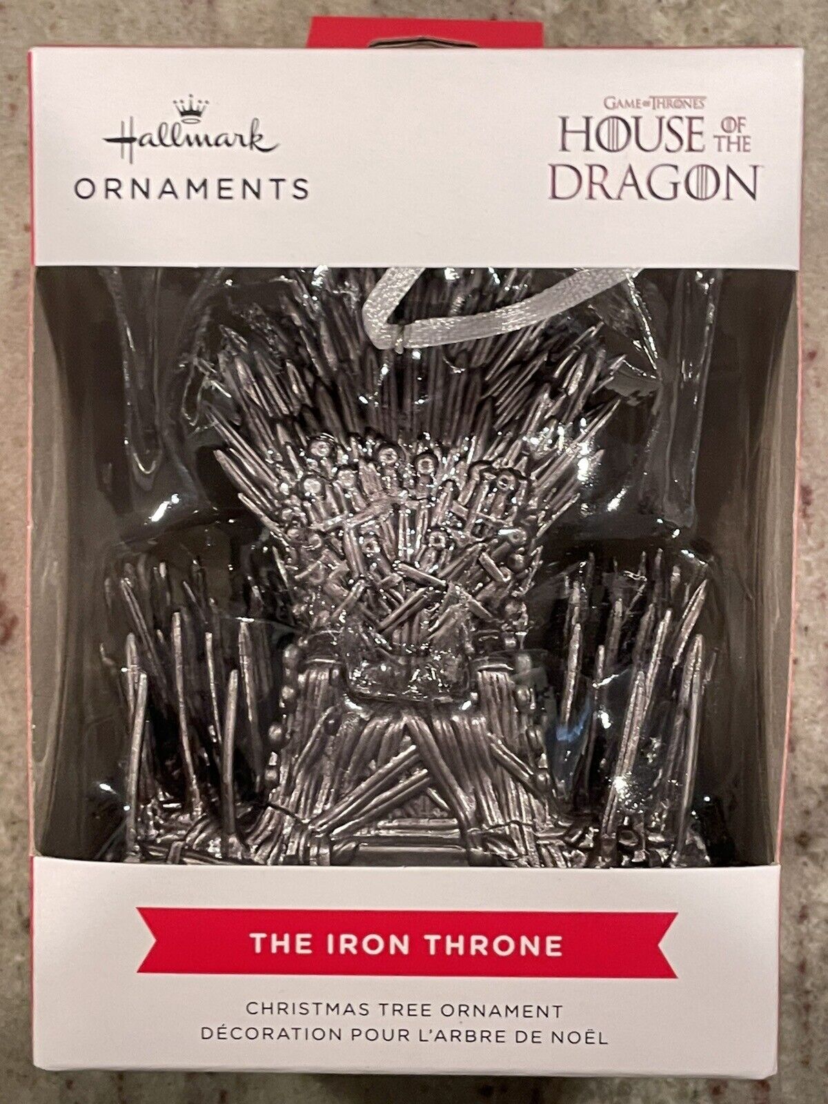 2023 Hallmark House of the Dragon Iron Throne Christmas Ornament NEW in BOX