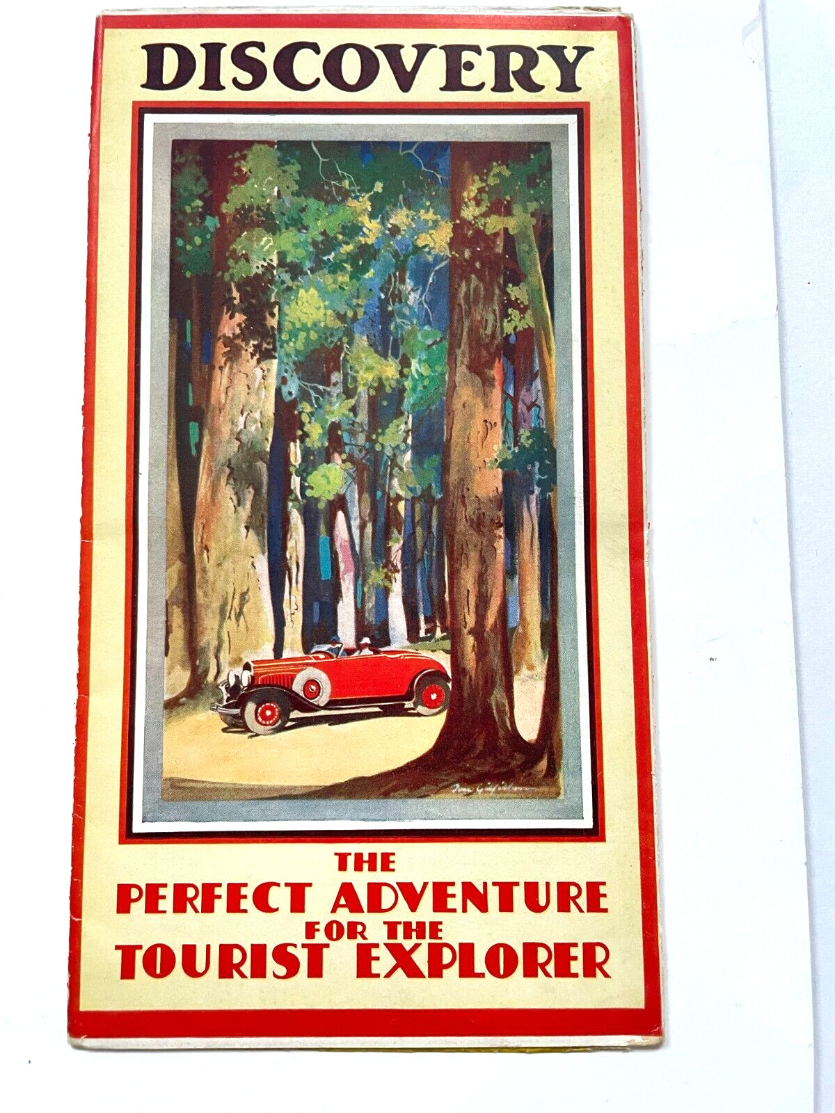 Bright Red Travel Brochure \