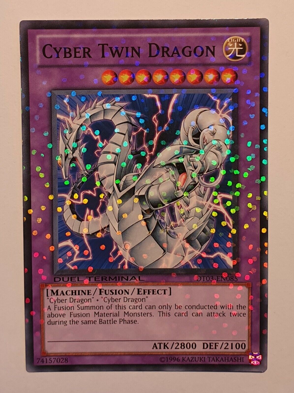 Yugioh Cyber Twin Dragon DT03-EN085 Duel Terminal Normal Parallel Rare Mint