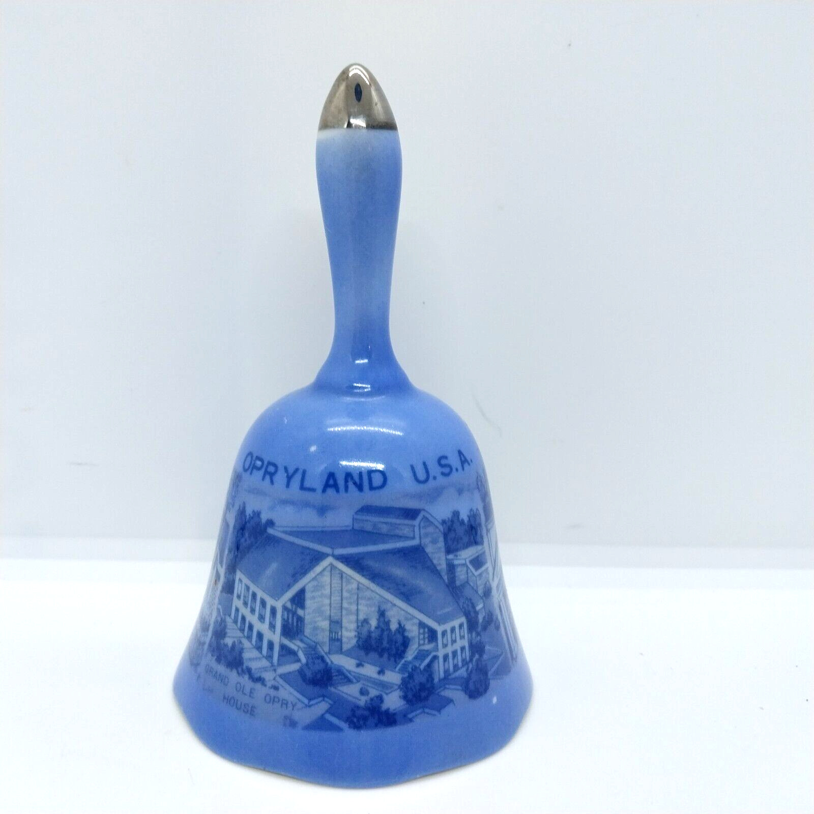 Vintage Ceramic Opryland USA Roy Acuff Tennessee Souvenir Dinner Bell 5\