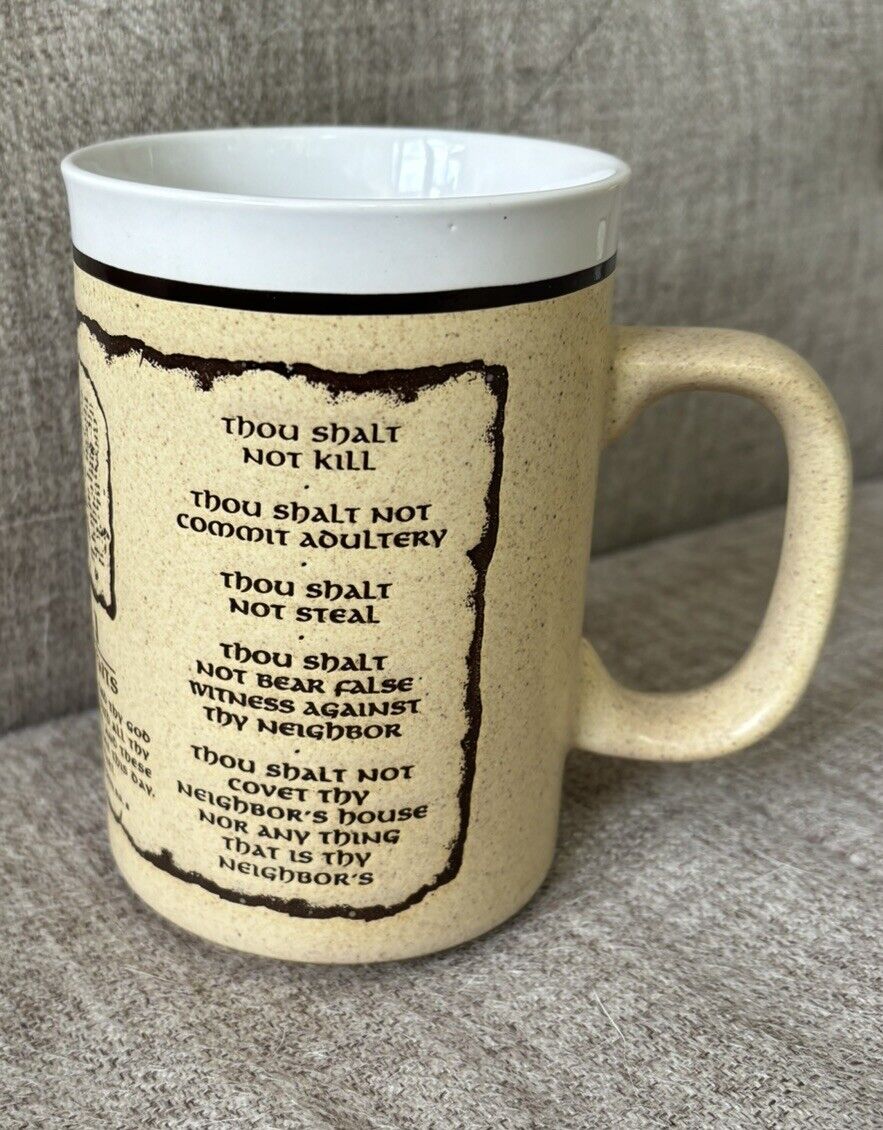 The Ten Commandments Cup Mug (Sierra Gift Company)