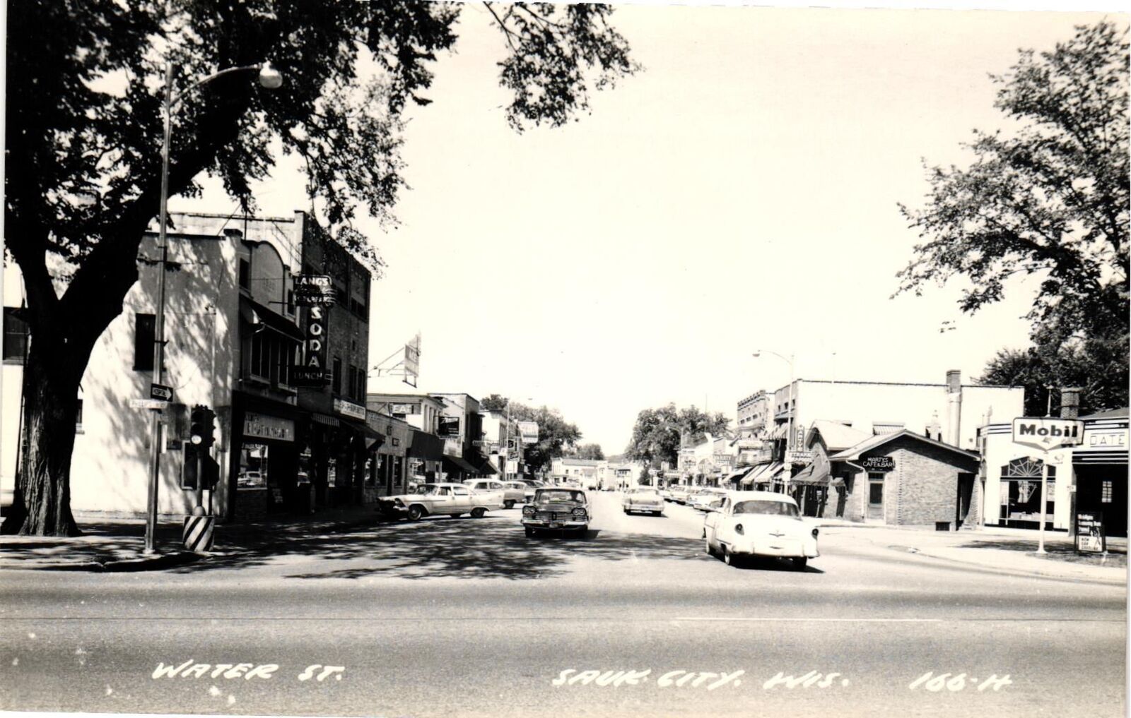 VTG Postcard- 166-H. Water Street, Sun City, Wis., Real Photo. Unused 1962