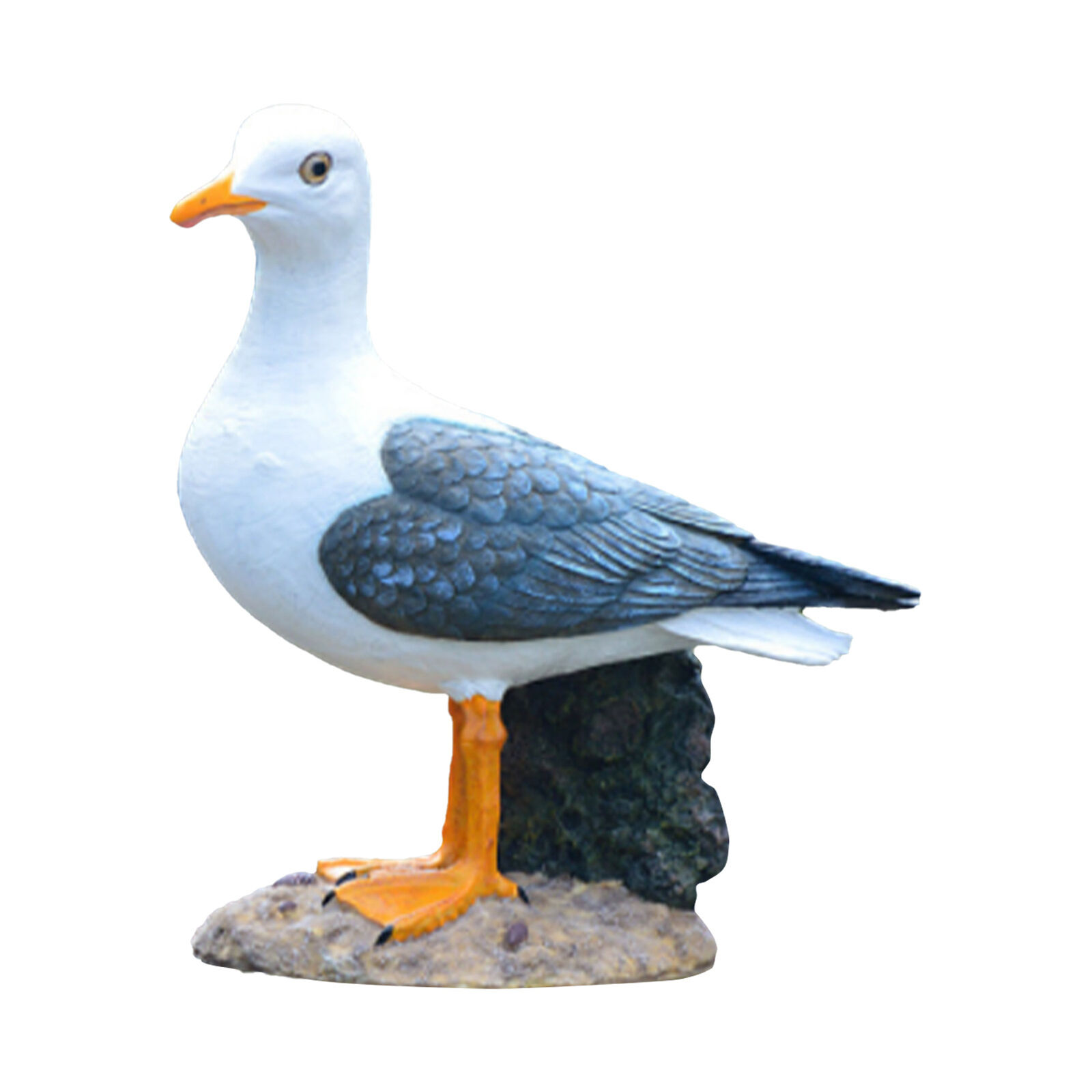 Seagull Bird 31cm Metal Garden Ornament Outdoor Decorative Sculpture Statue Gift