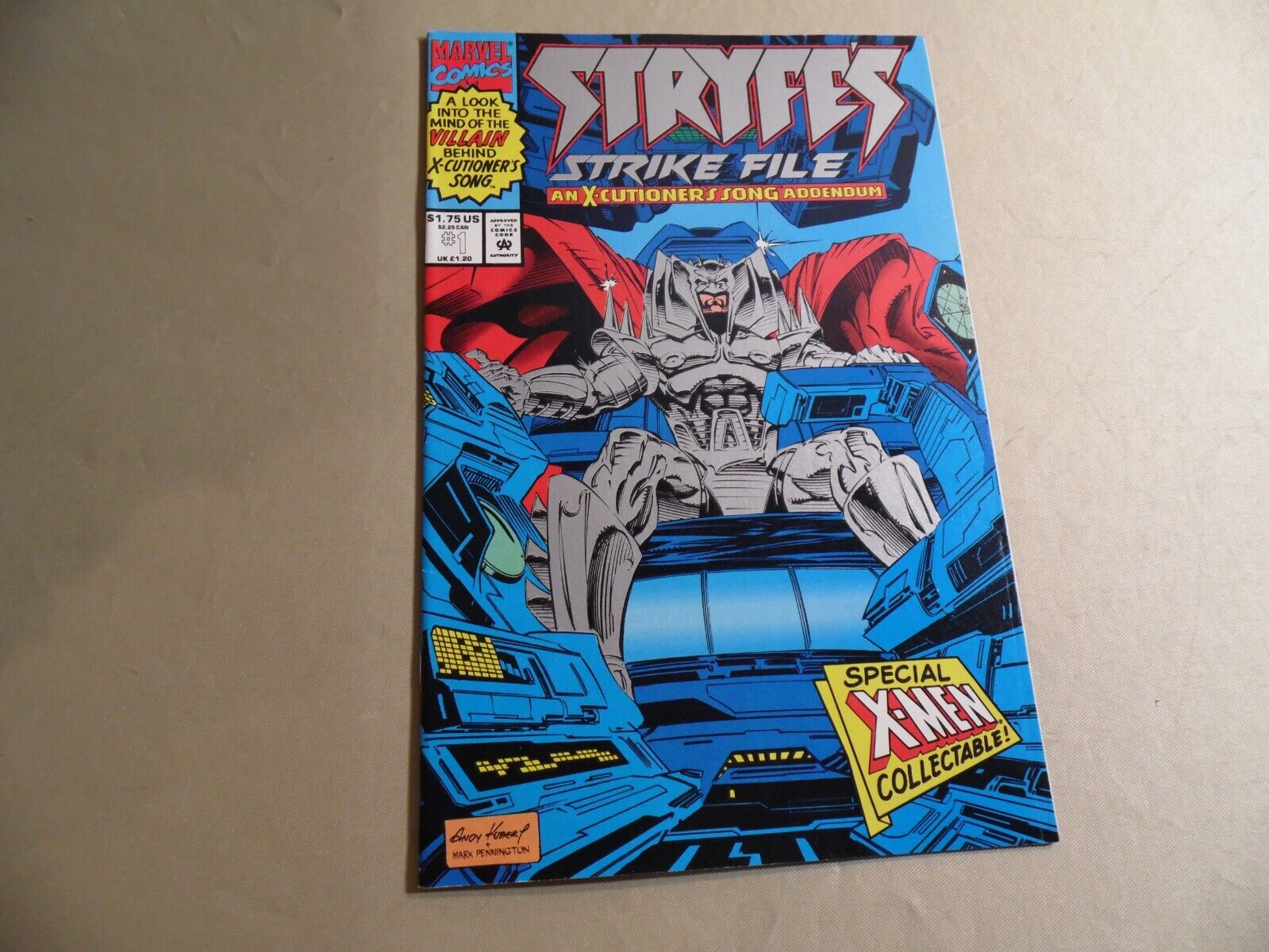 Stryfe's Strike File #1 (Marvel Comics 1993) Free Domestic Shipping
