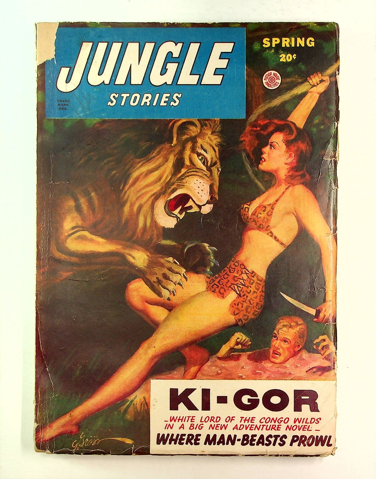 Jungle Stories Pulp 2nd Series Mar 1947 Vol. 3 #10 VG