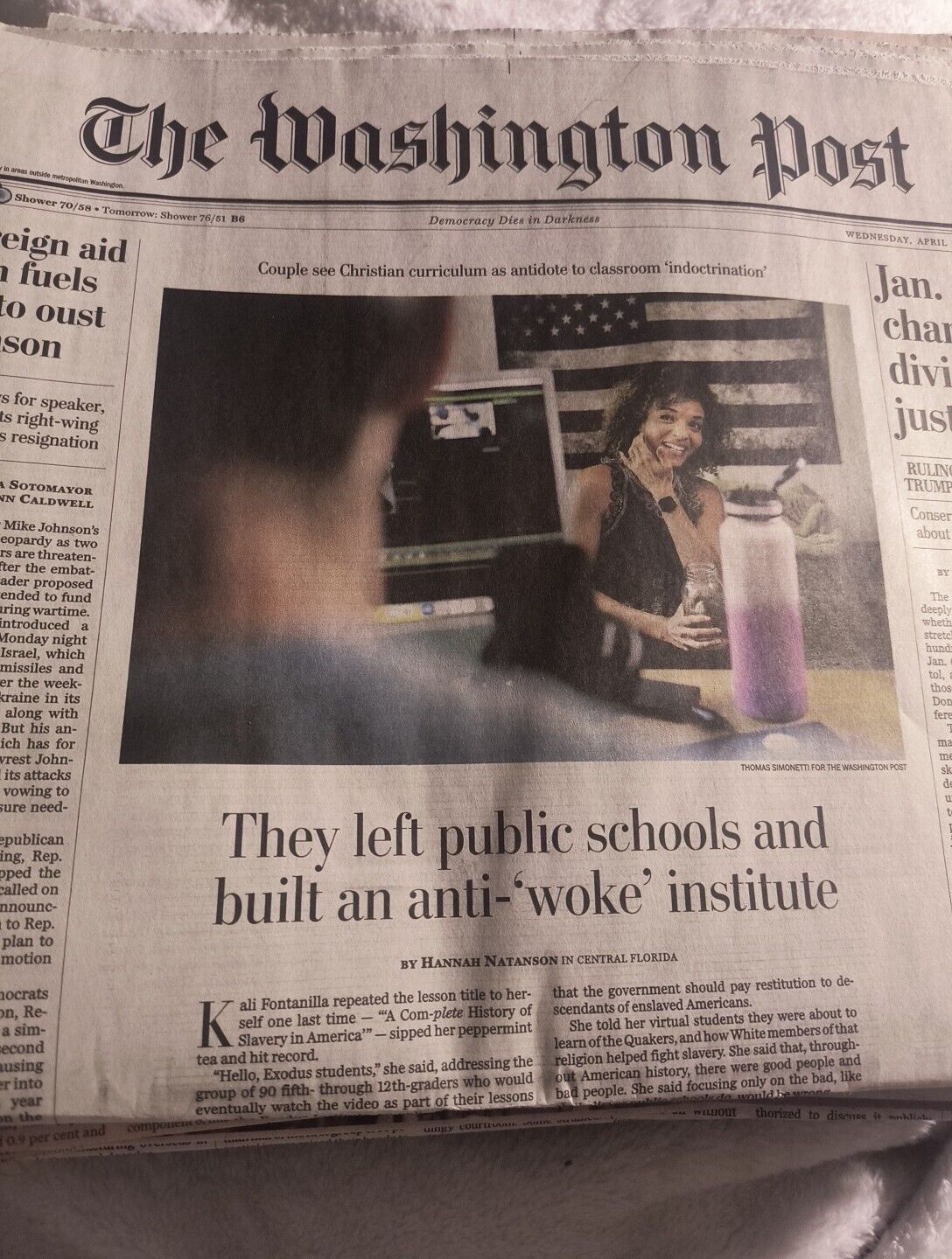 The Washington Post Wednesday April 17 2024