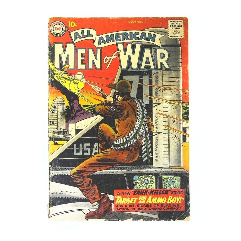 All-American Men of War #71 DC comics VG minus Full description below [o@