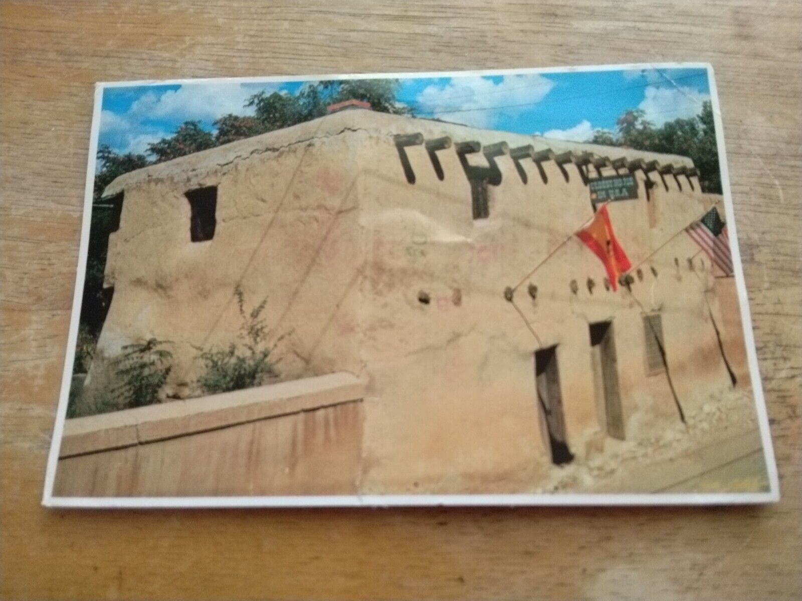 Vintage Postcard Oldest House in the United States Santa Fe New Mexico