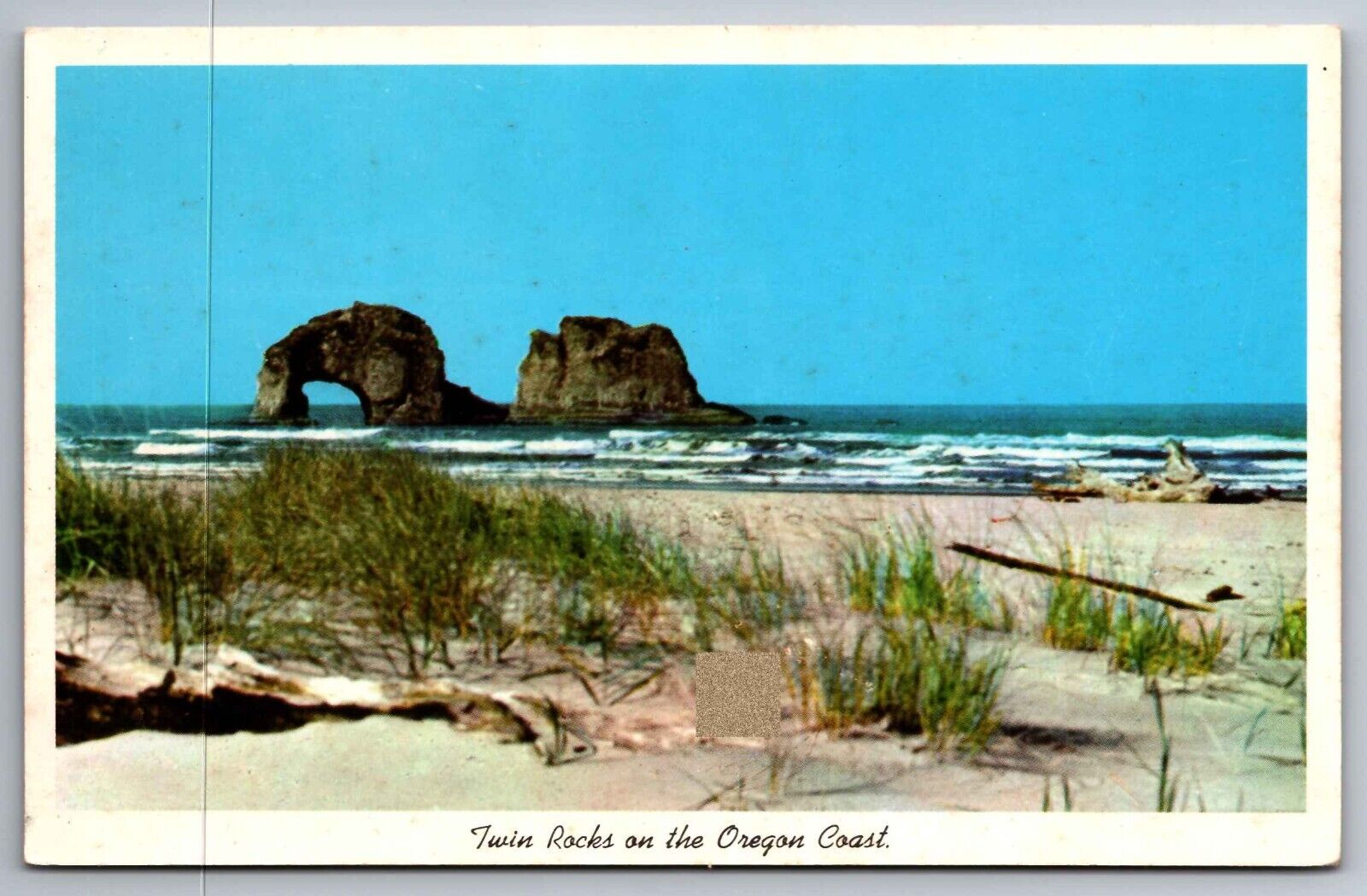 Postcard Twin Rocks on the Oregon Coast Tillamook County   A 23
