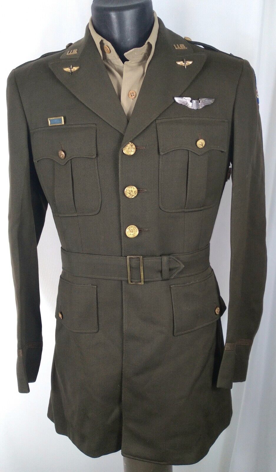 Named World War II Aviator Uniform 8th Army Air Force WWII WW2