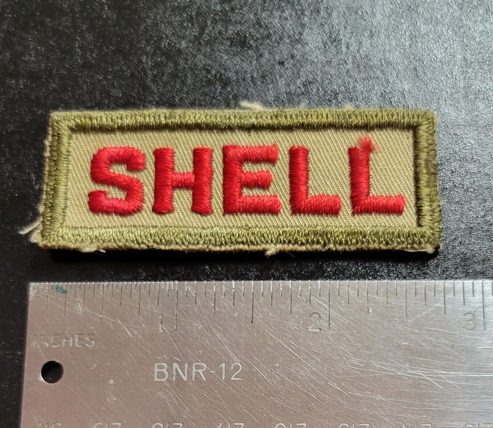 Original Vintage Shell embroidered patch