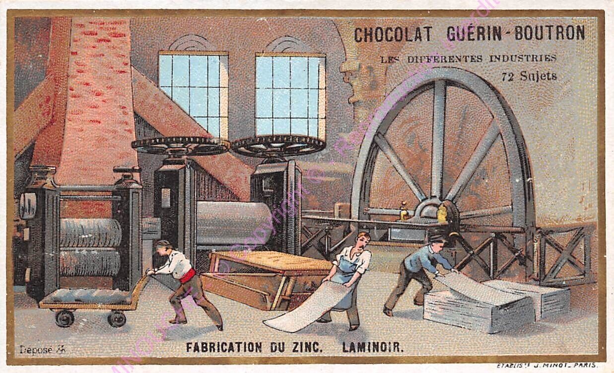 Chromo Chocolat Guérin Boutron Industries Manufacturing Zinc Rolling Mill