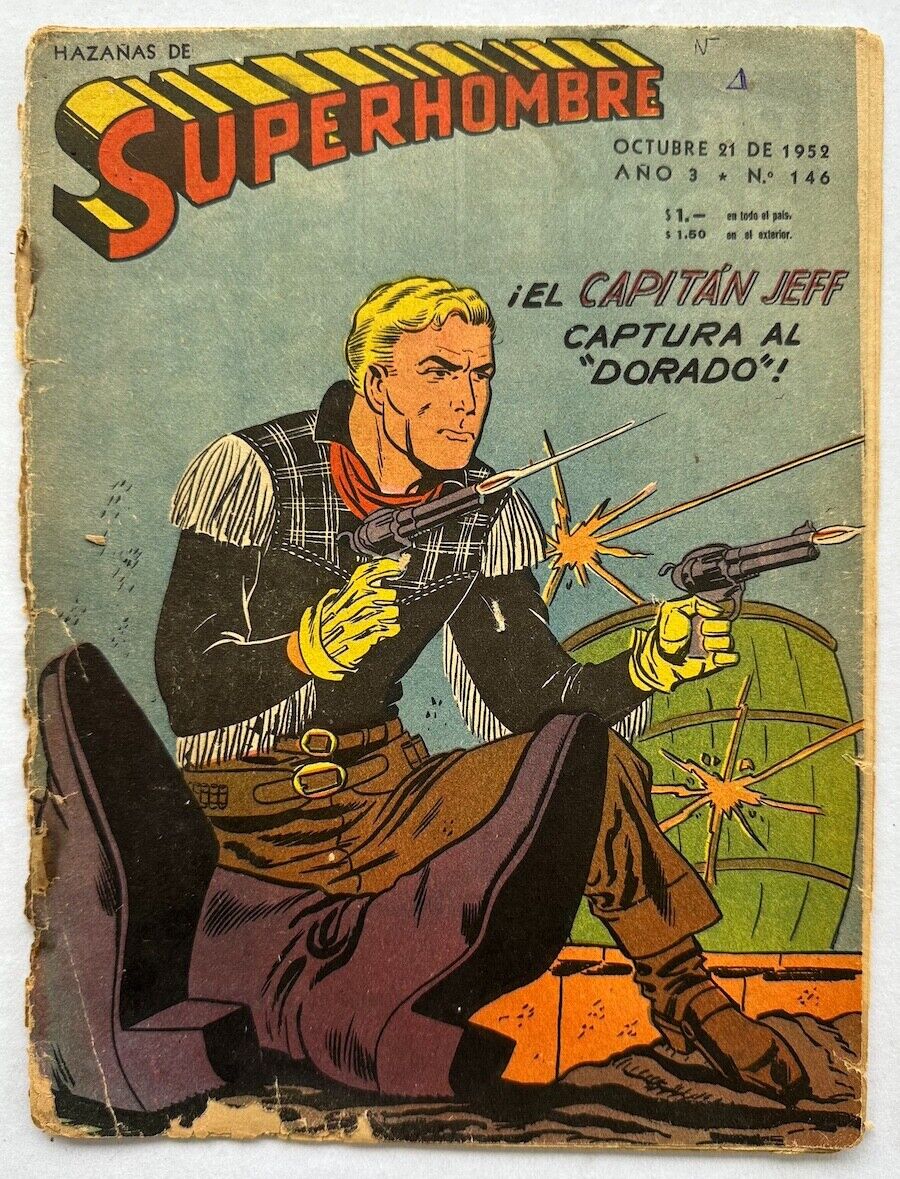 COWBOY MARSHALL SUPERMAN SUPERHOMBRE # 146 SPANISH MUCHNIK 1952