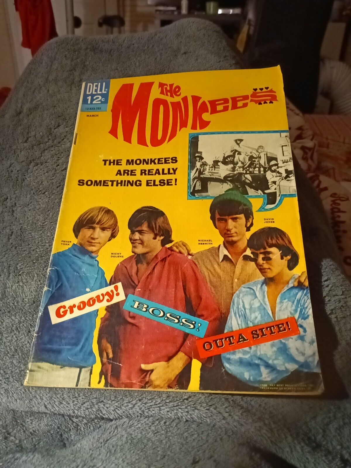 The Monkees #1 Dell Comics Comic Book 1967 Silver Age Music Photo Cover Artist 