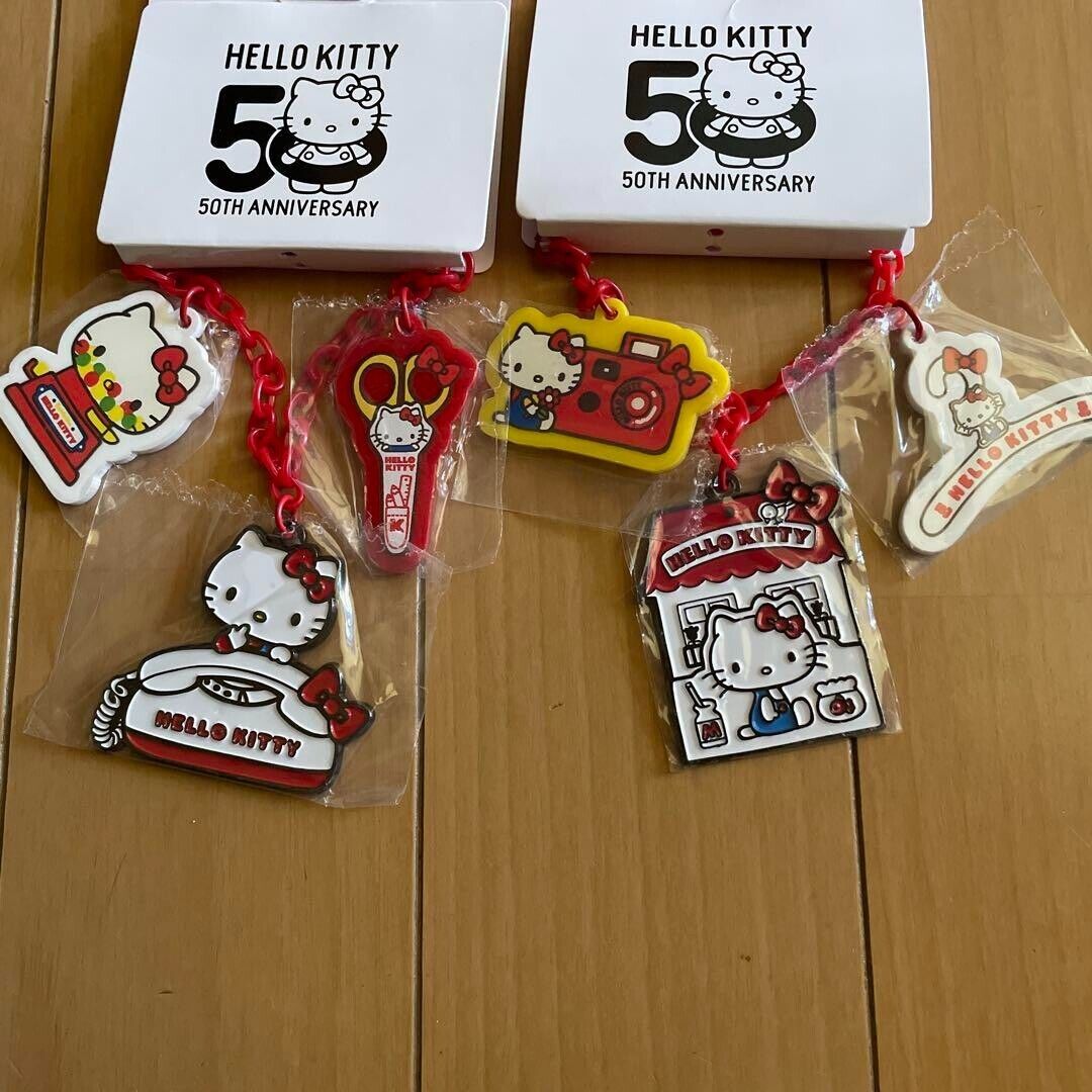 Sanrio Hello Kitty 50th Anniversary Charm Set