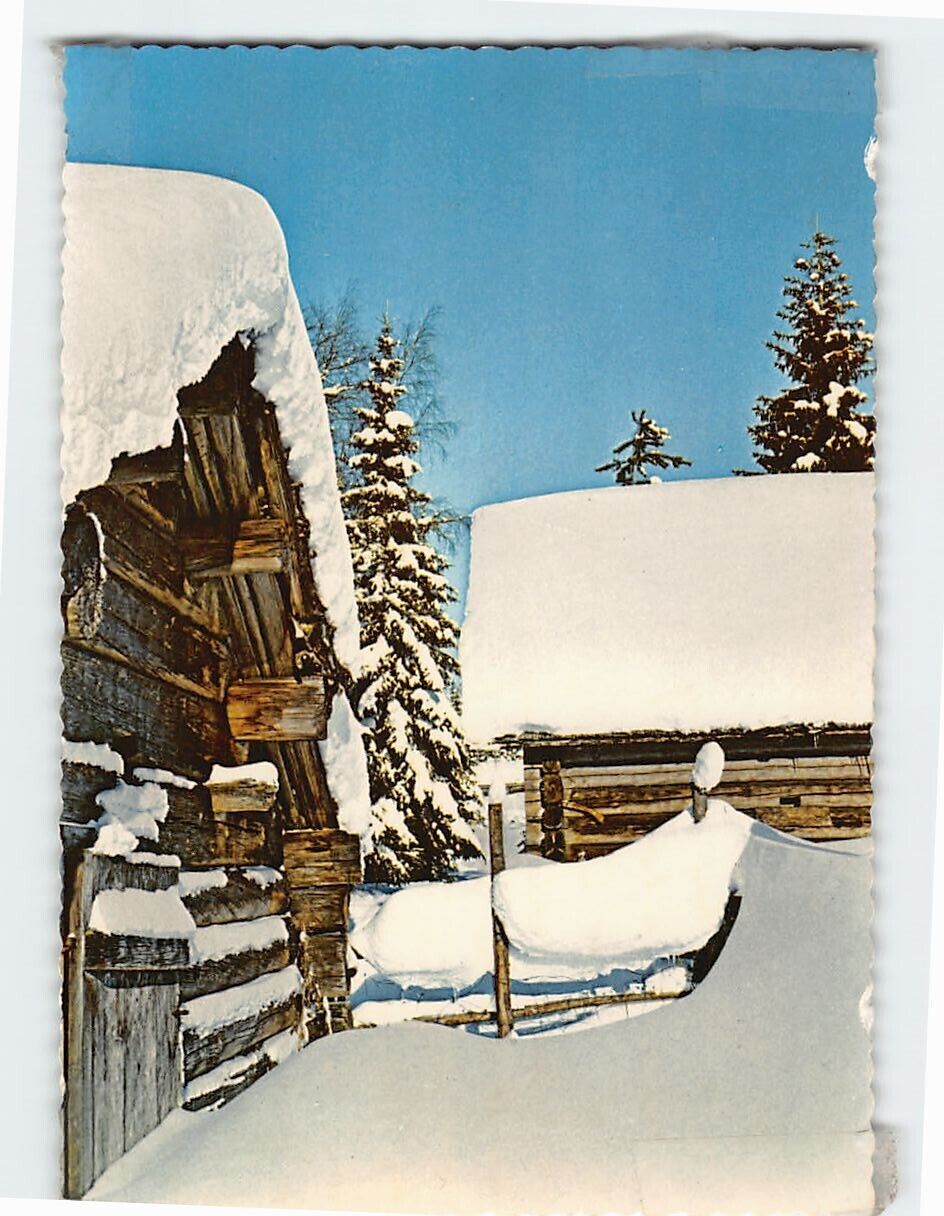 Postcard This beautiful Dalecarlia in winter dress Vinter i Dalarna Sweden