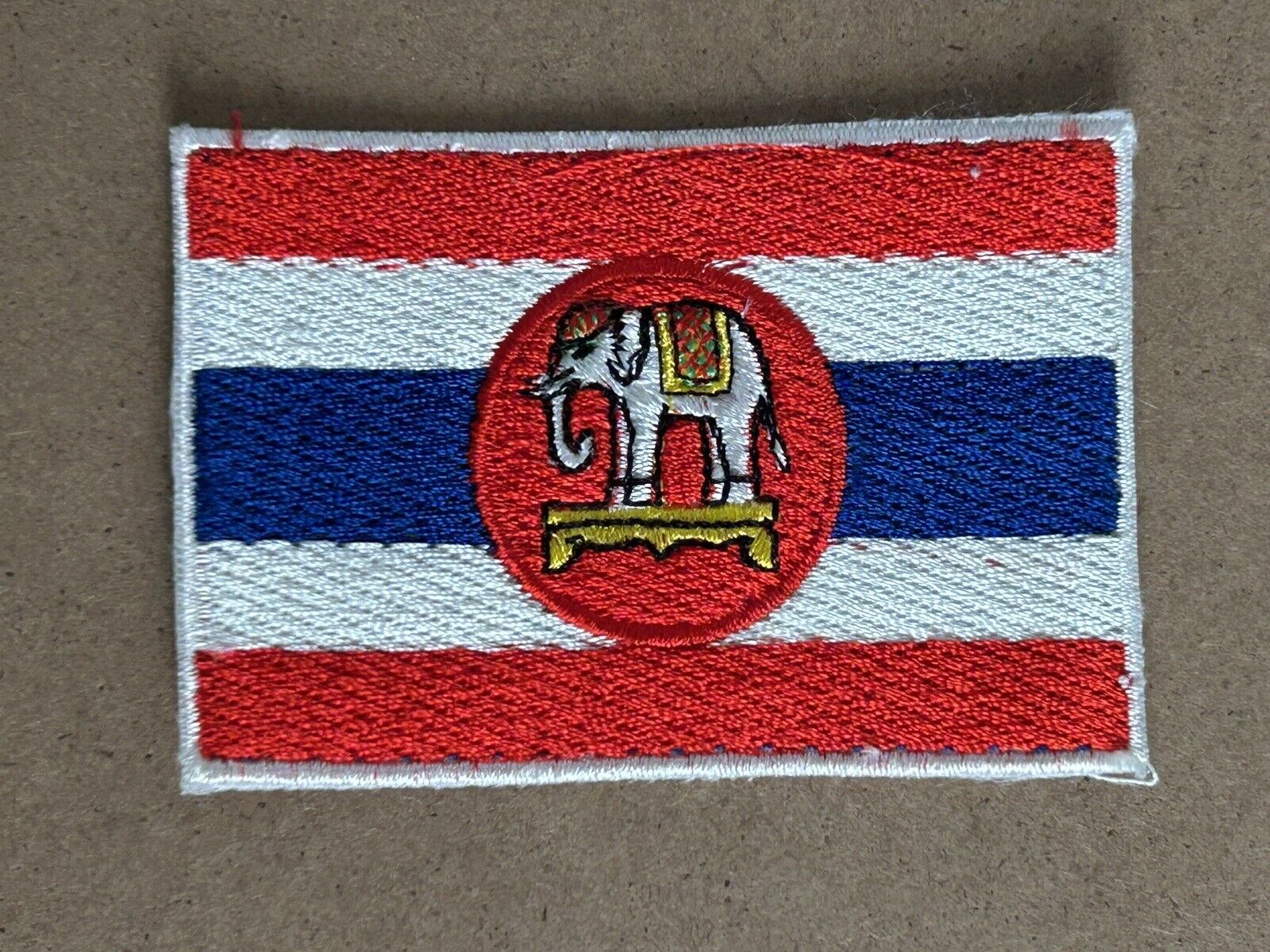 Thai Navy Naval Ensign Flag Patch Thailand Military 