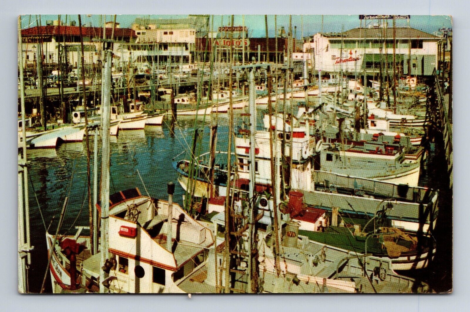 Commercial Fishing Fleet Fisherman\'s Wharf San Francisco California Postcard