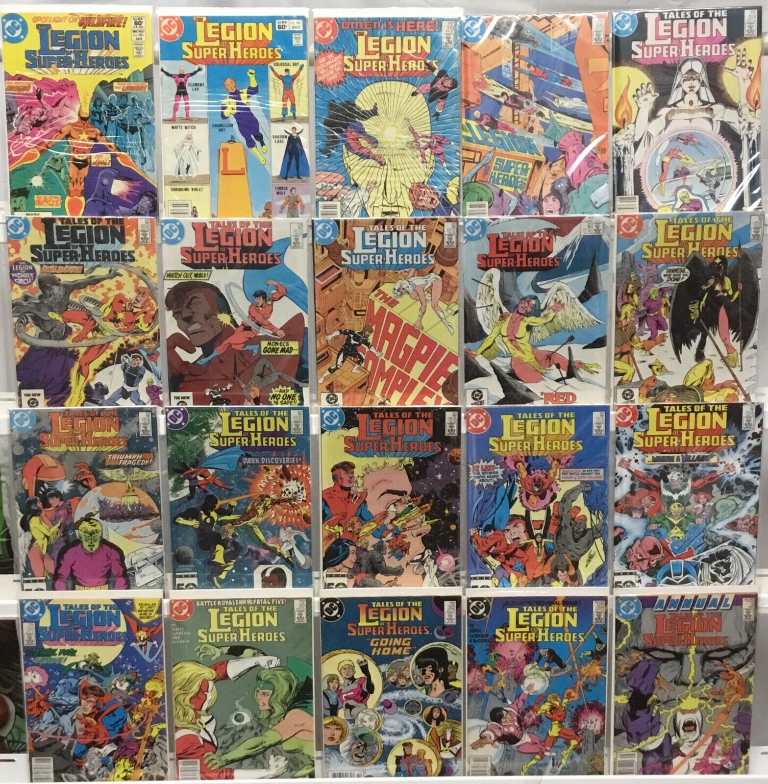 DC Comics Legion of Super-Heroes / Tales of the Legion of Super-Heroes Lot of 20