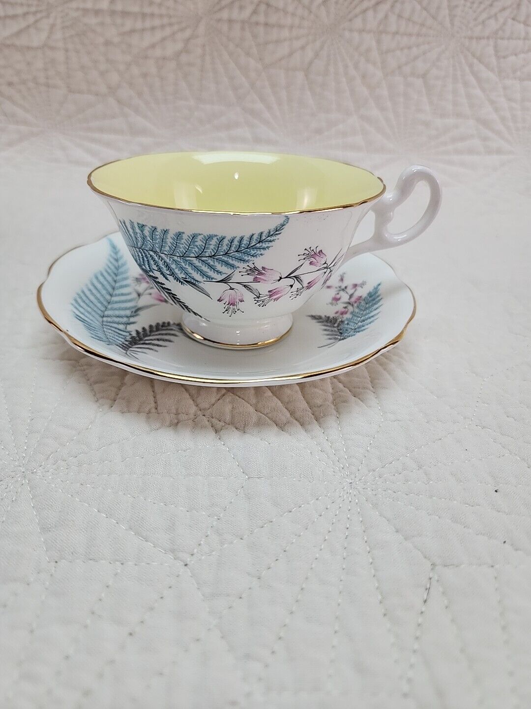 VTG Foley Tea Cup & Plate Made In England Fine Bone China