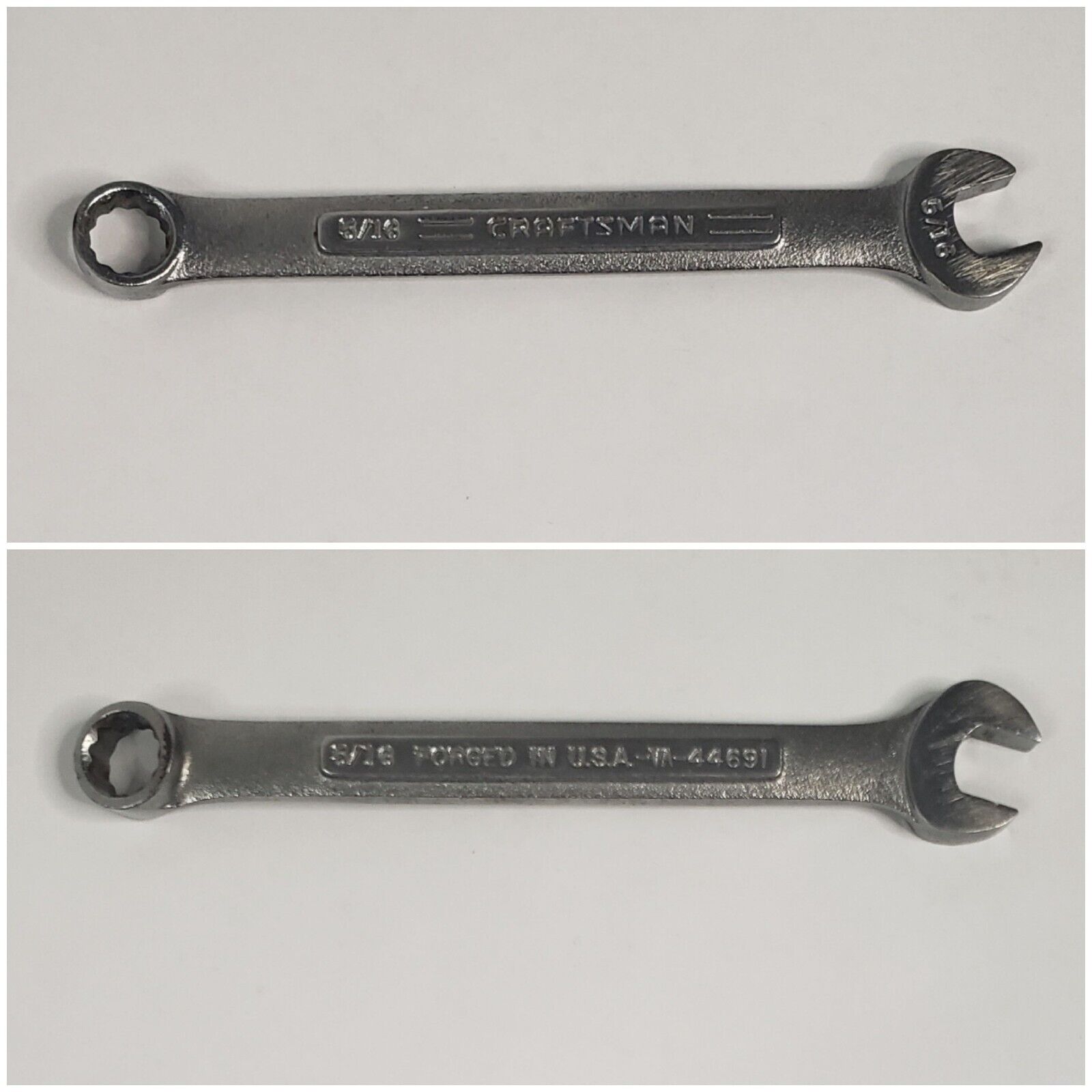 Vintage Craftsman 44691 Combination Wrench 5/16 Inch 12 Point USA