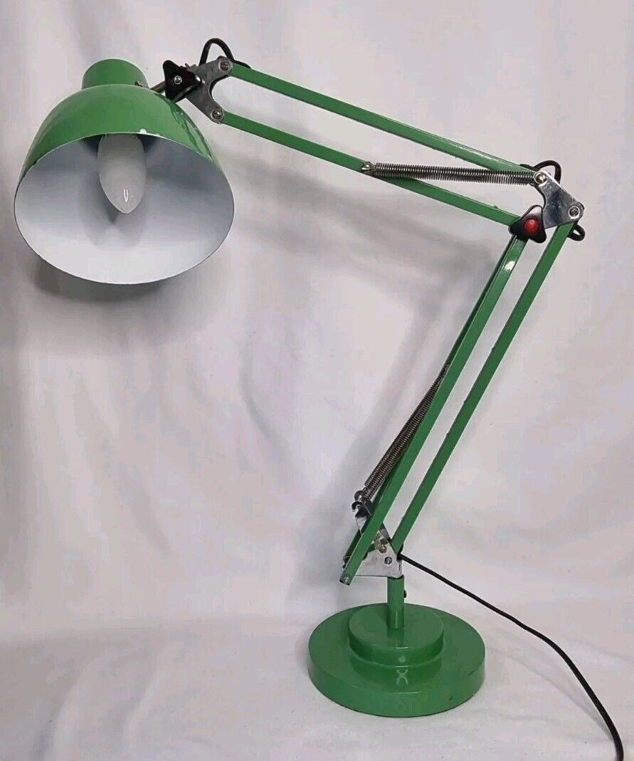 Green Anglepoise Desk Lamp Retro Look
