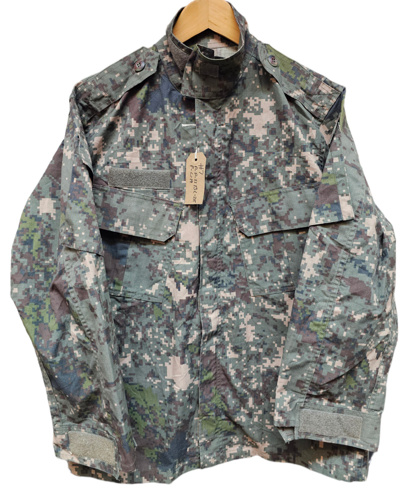 Rare Genuine ROK South Korean Army Issue Granite B Combat Tactical Shirt #7