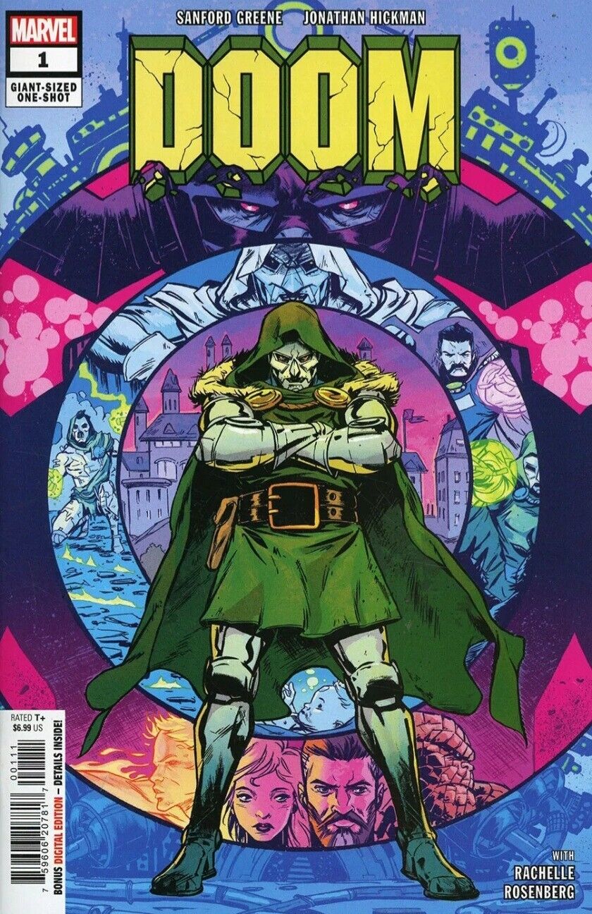 DOOM #1 Giant-Sized One-Shot, Marvel Comics 2024, Jonathan Hickman VF+/NM-