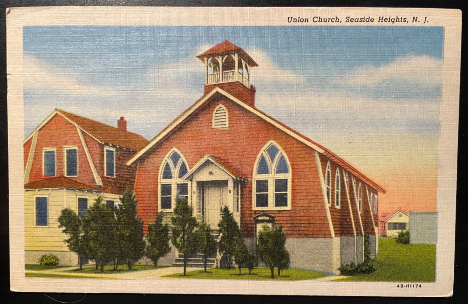 Vintage Postcard 1965 Union Church, Seaside heights, New Jesey (NJ)