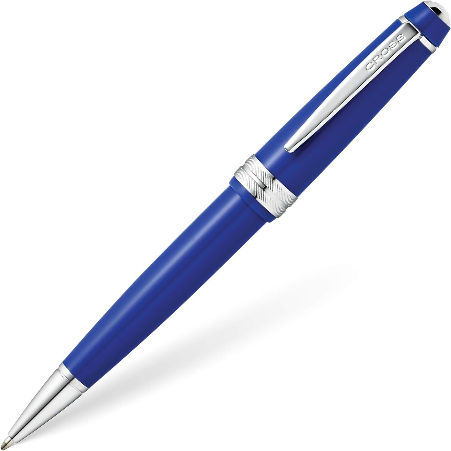Cross Bailey Light Ballpoint Pen, Polished Blue & Chrome, New In Box