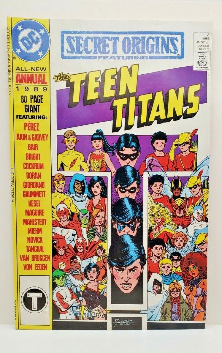 Secret Origins #3 (1989)   Origin of the Teen Titans   origin comic book VG+