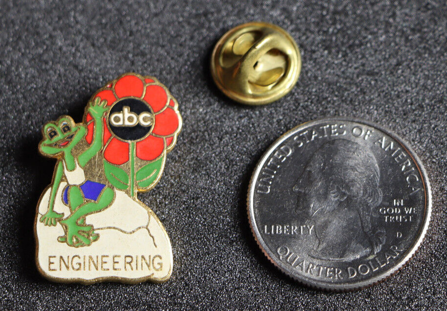 ABC Engineering TV Network 1 of 200 Frog Flower Pin
