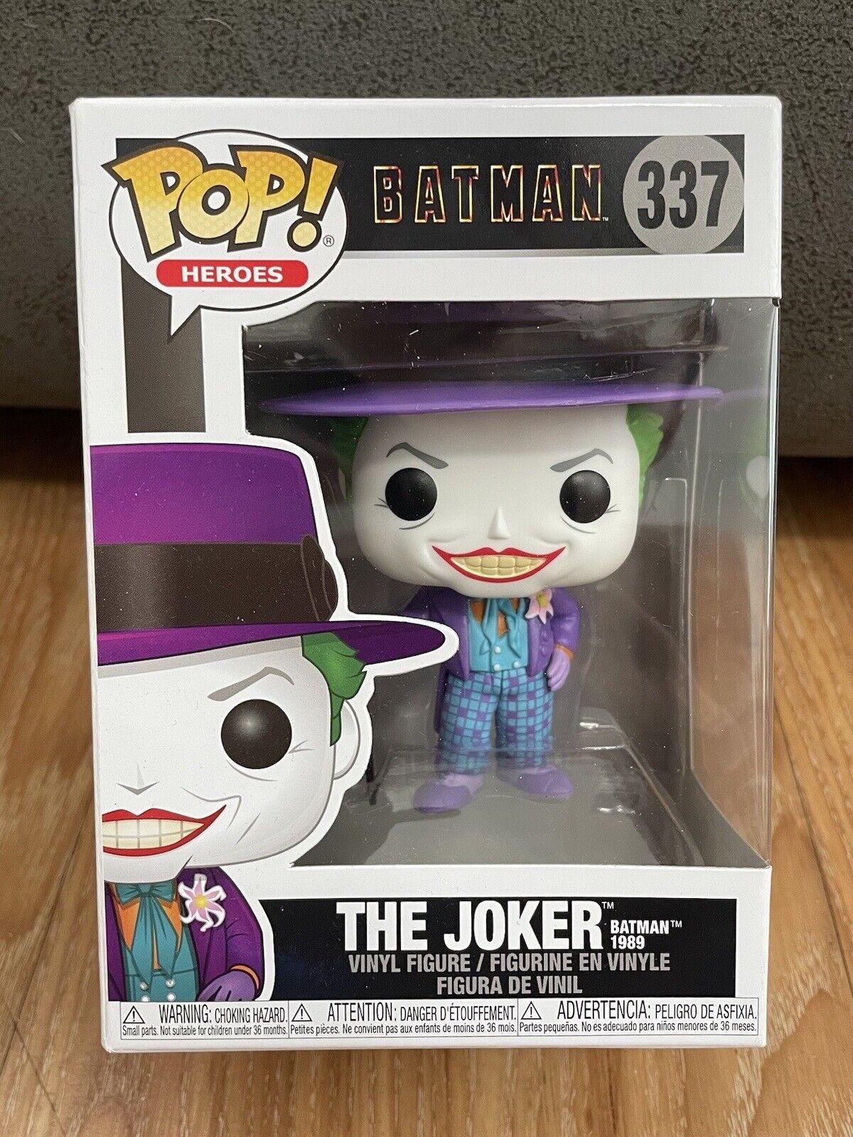 NEW Funko Pop Vinyl: DC Comics - The Joker Batman 1989 #337 