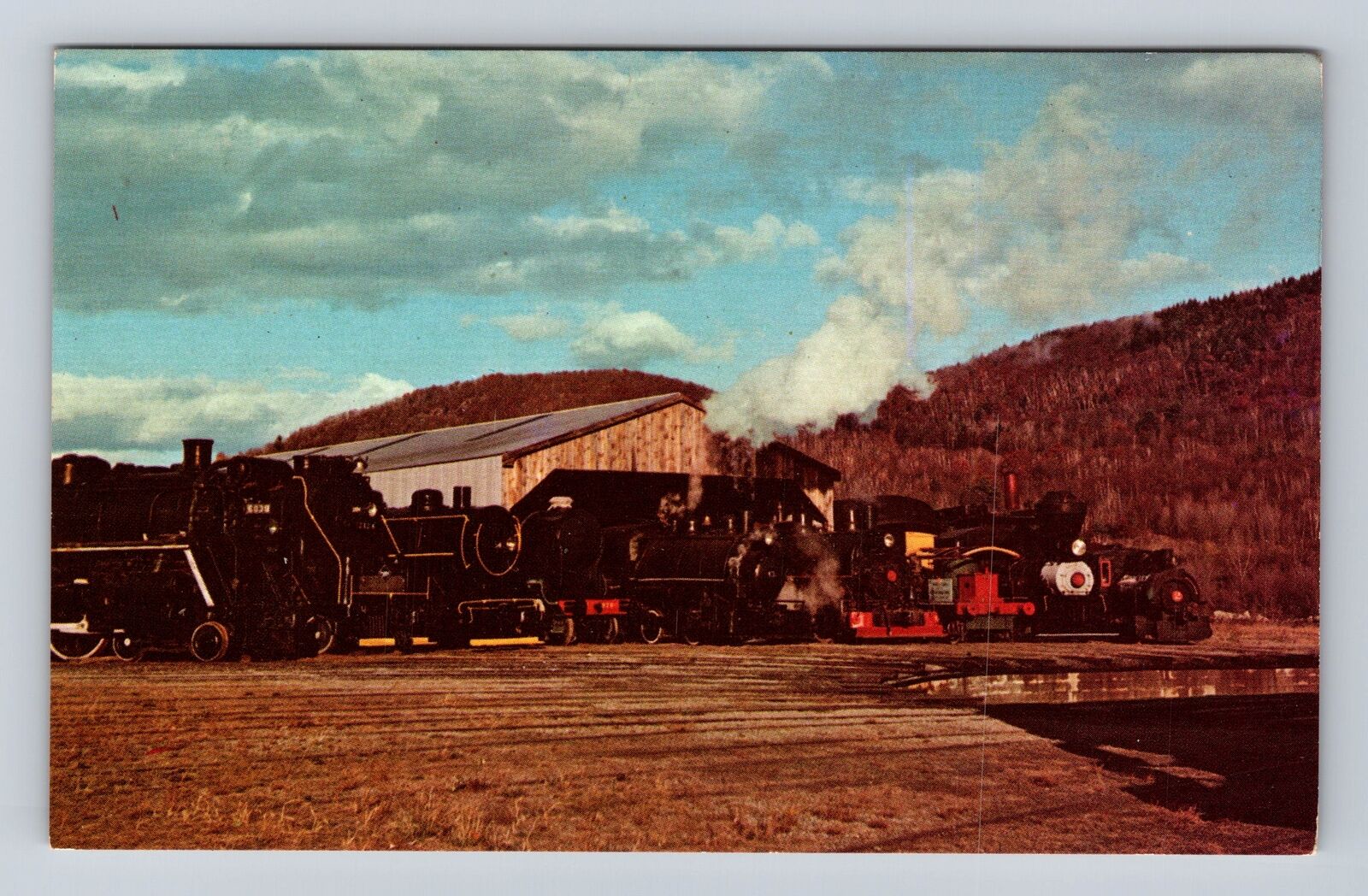 Bellows Falls VT-Vermont, Steamtown USA, Antique, Vintage Souvenir Postcard