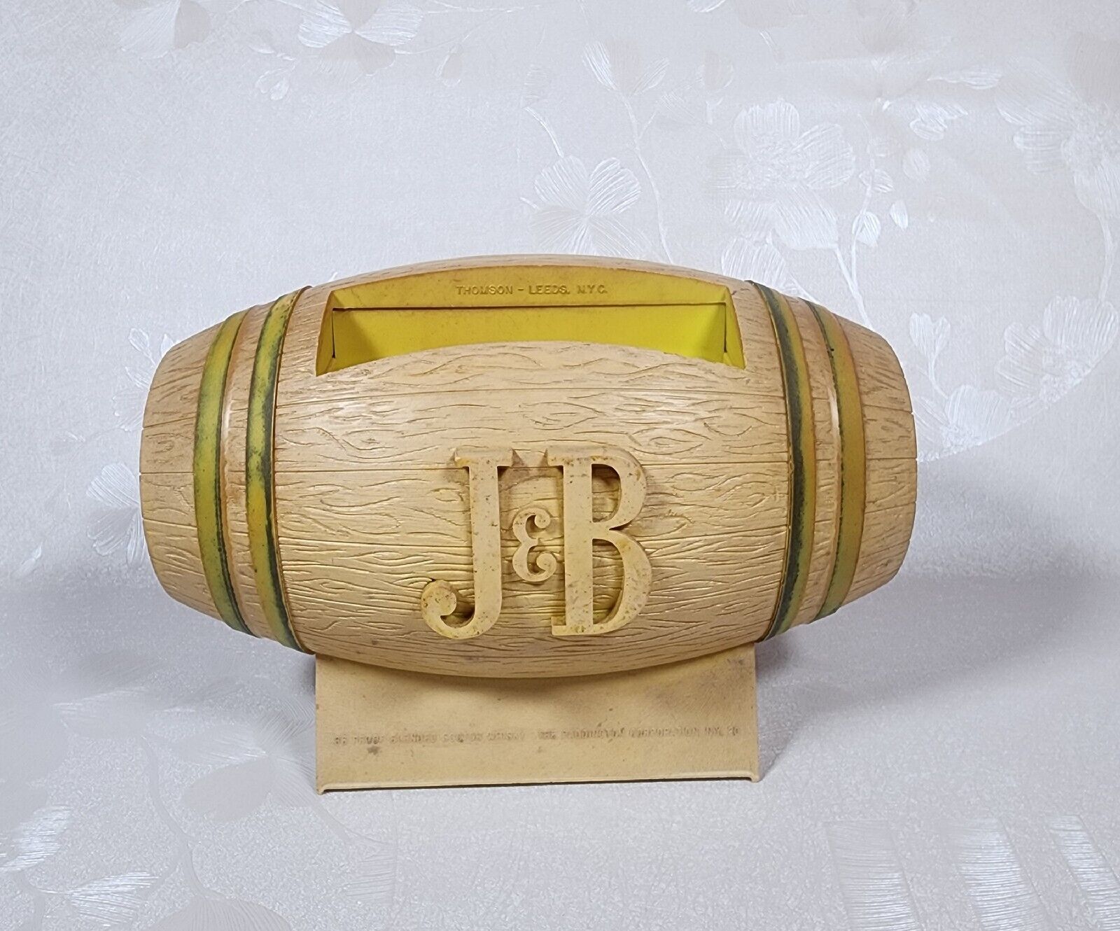 J & B Scotch Whisky Barrel Plastic Barware Accessory Tool Holder