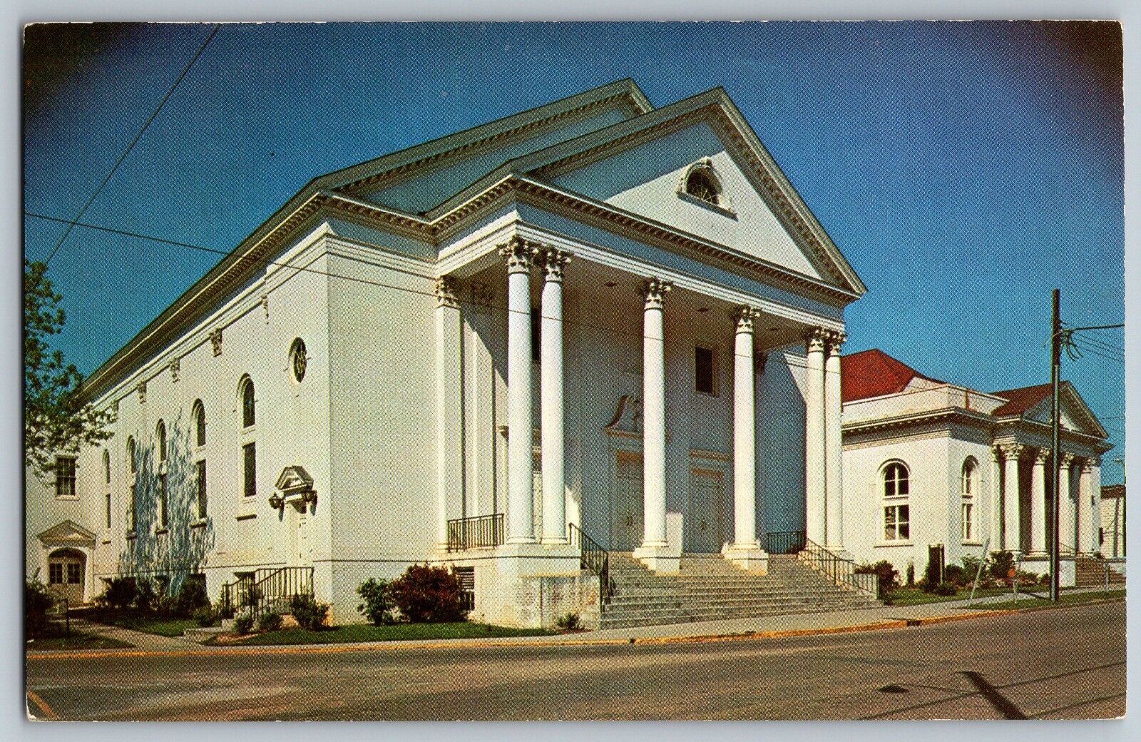 Opelika, Alabama AL - First Baptist Church - Vintage Postcard - Unposted
