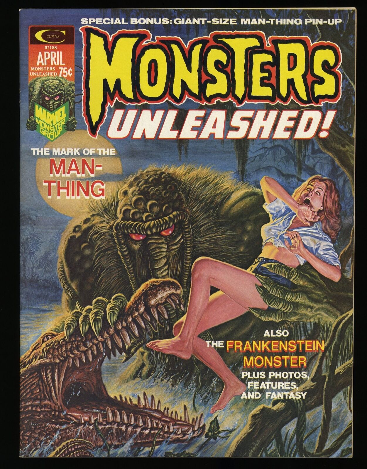 Monsters Unleashed #5 NM 9.4 Man-Thing  Marvel 1974