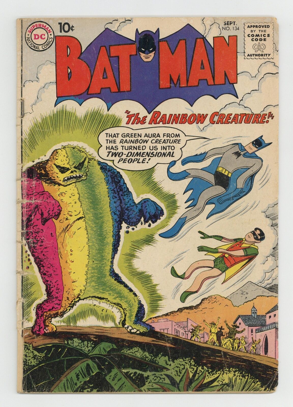 Batman #134 GD+ 2.5 1960